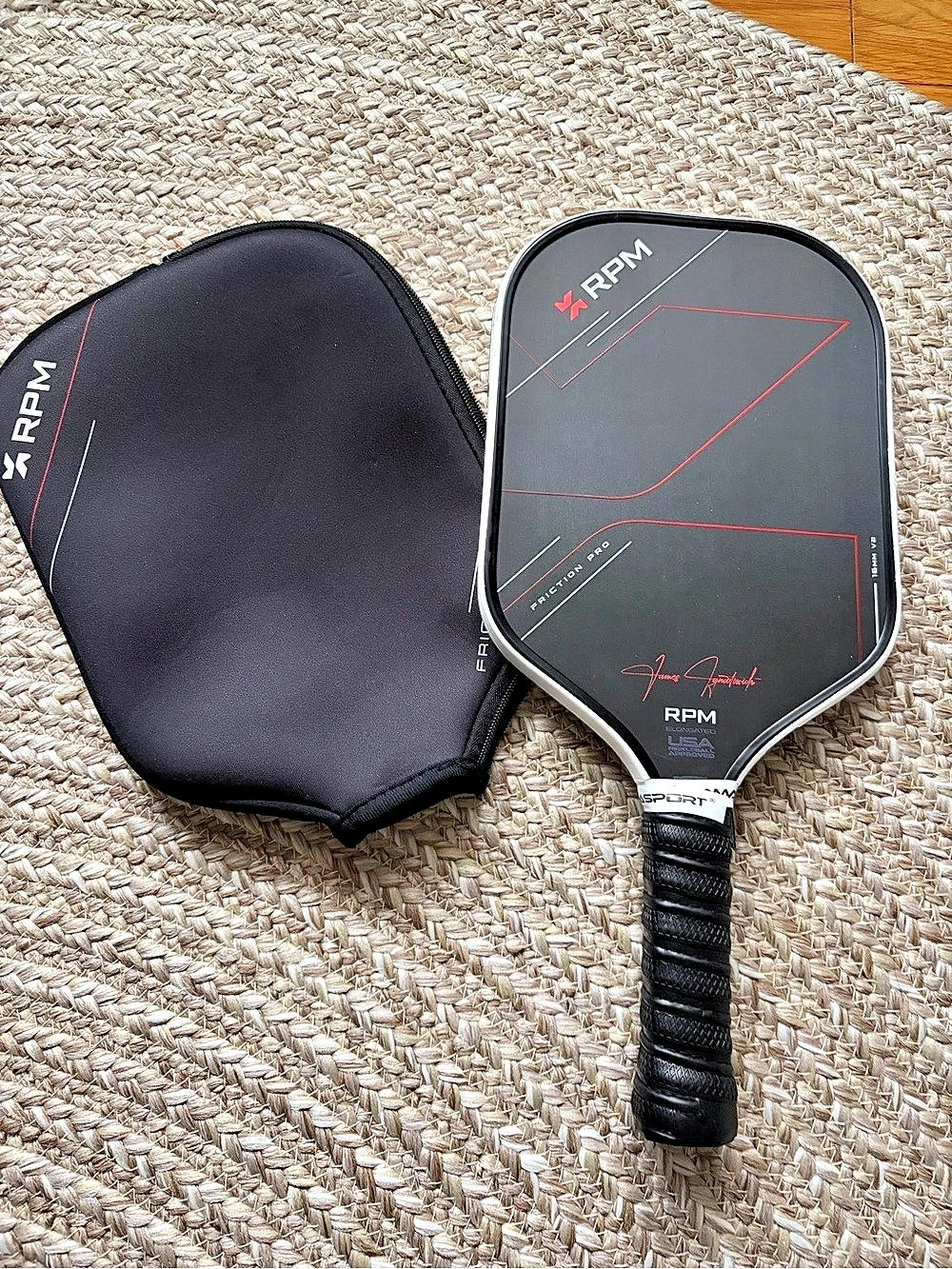 RPM Friction Pro Elongated 16mm  Pickleball Paddle